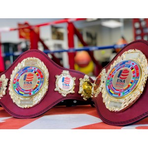 GOLD LEAF CUSTOM CHAMPIONSHIP BELT  ***BEST SELLER***